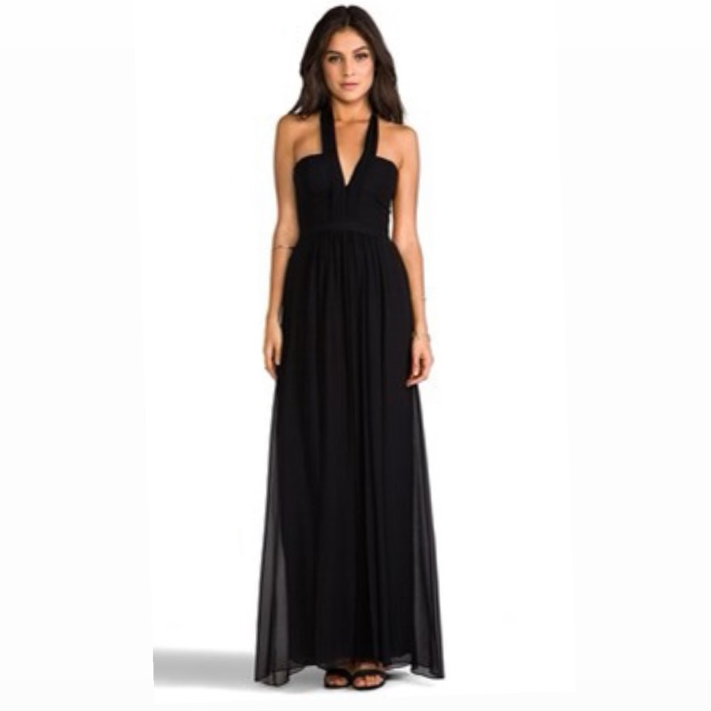 BCBGMaxazria Starr Halter Dress
